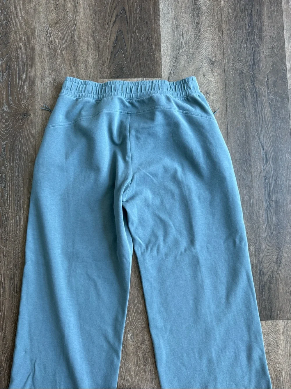 Old Navy Wide Leg Drawstring Sweatpants in Dusty Teal Size Large
